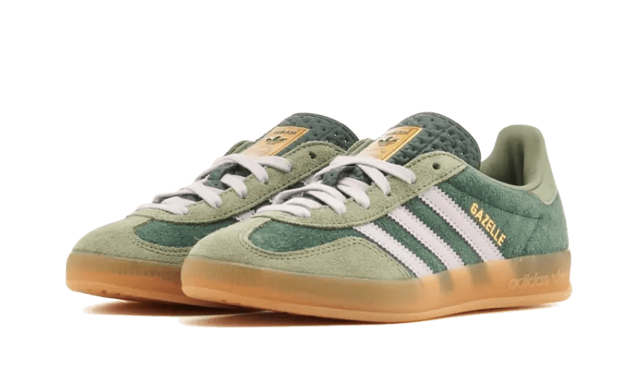 Adidas Gazelle Indoor Mineral Green Silver - Exclufy