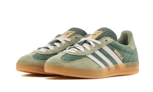 Adidas Gazelle Indoor Mineral Green Silver - Exclufy