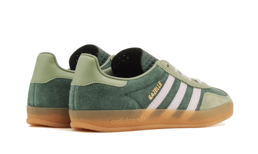 Adidas Gazelle Indoor Mineral Green Silver - Exclufy