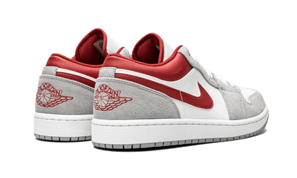 Air Jordan 1 Low SE Light Smoke Grey Gym Red - Exclufy