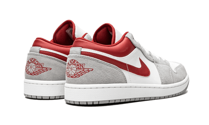 Air Jordan 1 Low SE Light Smoke Grey Gym Red - Exclufy