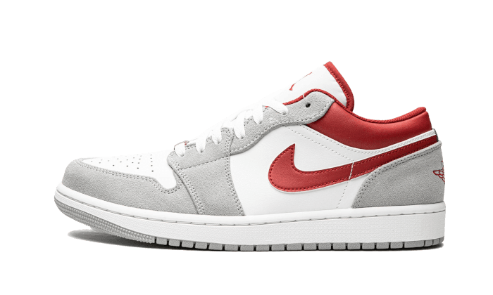 Air Jordan 1 Low SE Light Smoke Grey Gym Red - Exclufy