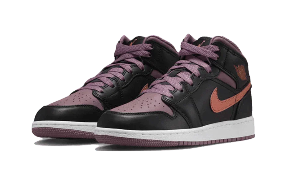 Air Jordan 1 Mid Black Sky J Mauve - Exclufy