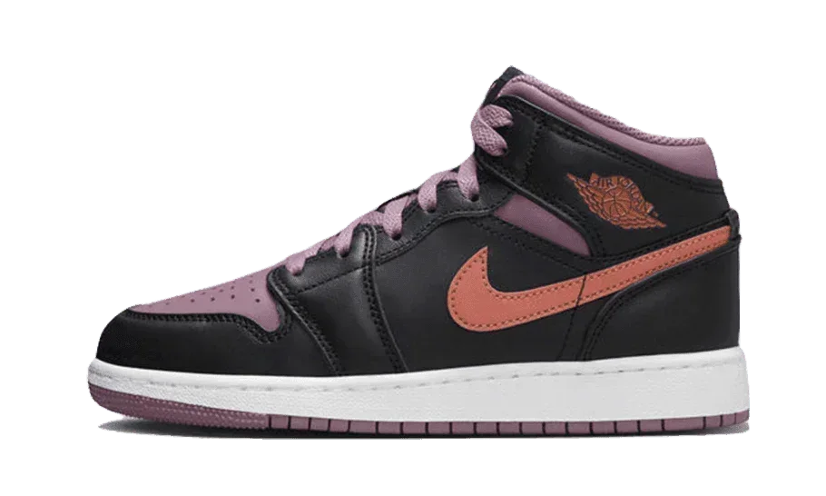 Air Jordan 1 Mid Black Sky J Mauve - Exclufy