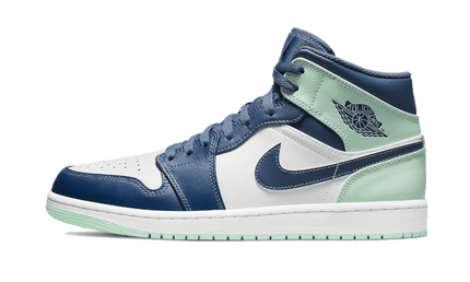 Air Jordan 1 Mid Mystic Navy Mint Foam - Exclufy