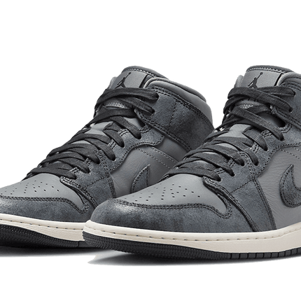 Air Jordan 1 Mid Distressed Smoke Grey - Exclufy