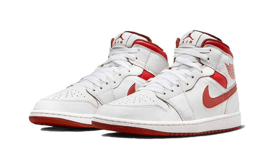 Air Jordan 1 Mid Dune Red - Exclufy