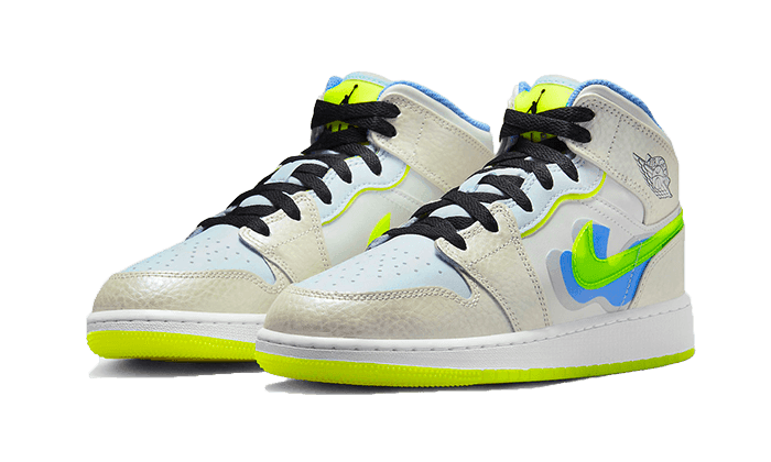 Air Jordan 1 Mid SE Warped Swoosh - Exclufy