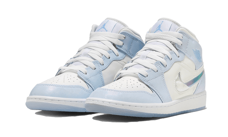 Air Jordan 1 Mid Glitter Swoosh - Exclufy