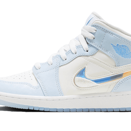 Air Jordan 1 Mid Glitter Swoosh - Exclufy