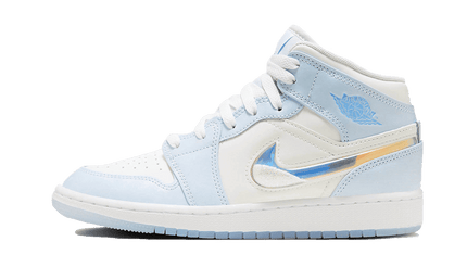 Air Jordan 1 Mid Glitter Swoosh - Exclufy