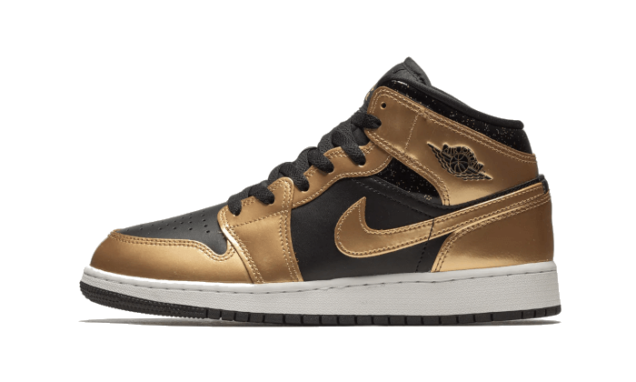 Air Jordan 1 Mid Metallic Gold