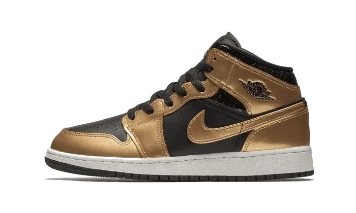 Air Jordan 1 Mid Metallic Gold - Exclufy