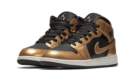 Air Jordan 1 Mid Metallic Gold