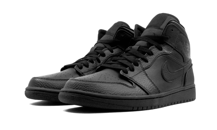 Air Jordan 1 Mid Triple Black - Exclufy