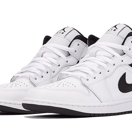 Air Jordan 1 Mid White Black - Exclufy