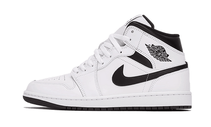 Air Jordan 1 Mid White Black - Exclufy