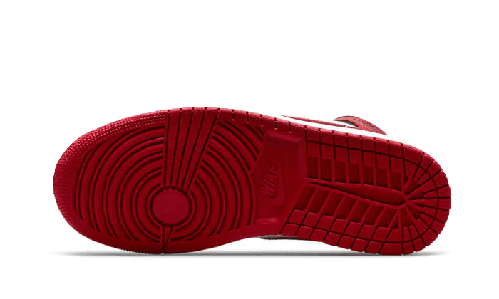 Air Jordan 1 Mid White Bred Toe - Exclufy
