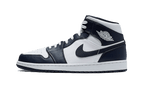 Air Jordan 1 Mid White Metallic Gold Obsidian - Exclufy