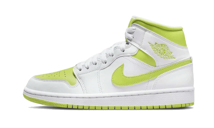 Air Jordan 1 Mid White Lime