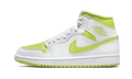 Air Jordan 1 Mid White Lime - Exclufy