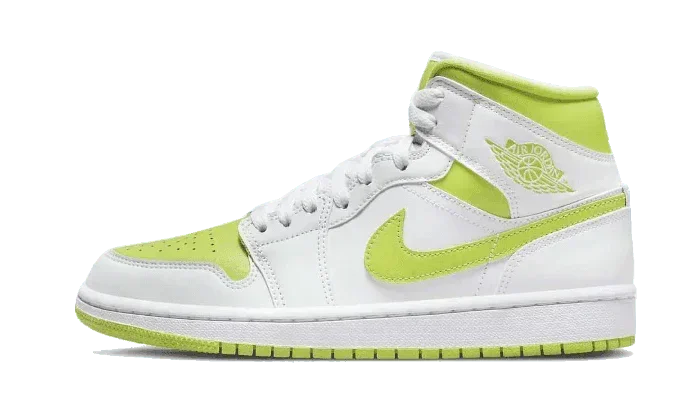 Air Jordan 1 Mid White Lime - Exclufy