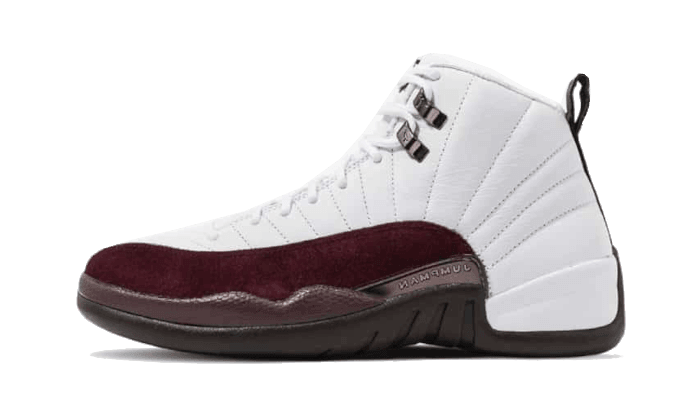 Air Jordan 12 Retro SP A Ma Maniére White Burgundy Crush - Exclufy