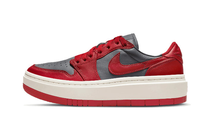 Air Jordan 1 Low Elevate Dark Grey Varsity Red - Exclufy