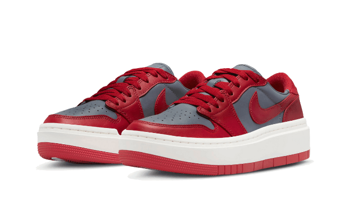 Air Jordan 1 Low Elevate Dark Grey Varsity Red - Exclufy