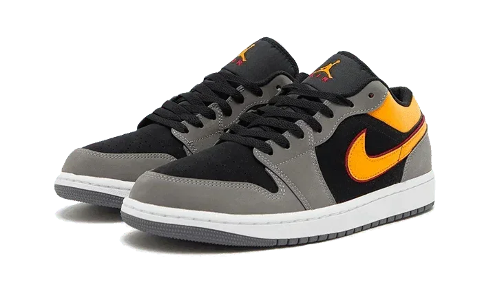 Air Jordan 1 Low Black Vivid Orange - Exclufy