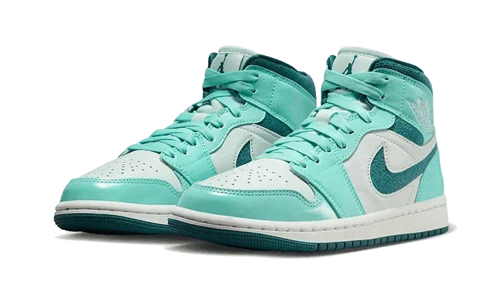 Air Jordan 1 Mid Bleached Turquoise - Exclufy