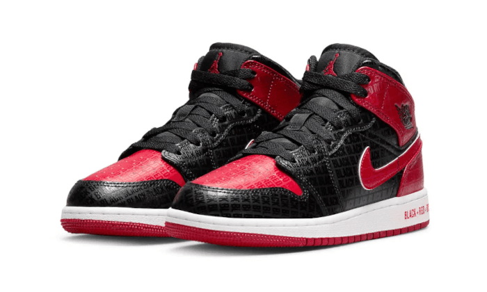 Air Jordan 1 Mid Bred Text - Exclufy