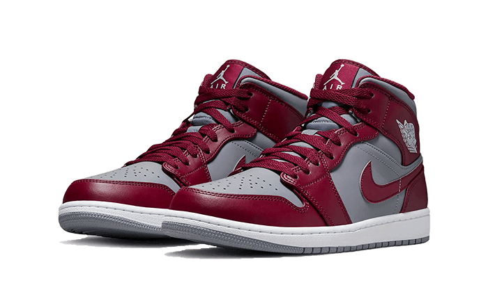 Air Jordan 1 Mid Cherrywood Red - Exclufy