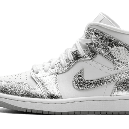 Air Jordan 1 Mid Crinkled Chrome - Exclufy