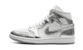 Air Jordan 1 Mid Crinkled Chrome - Exclufy