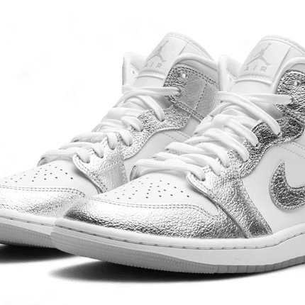 Air Jordan 1 Mid Crinkled Chrome - Exclufy