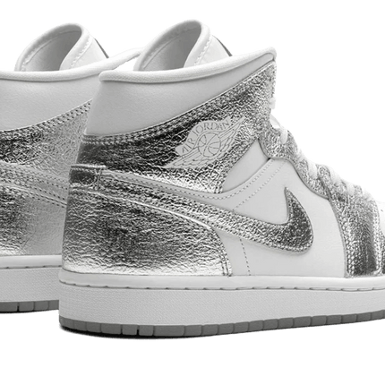 Air Jordan 1 Mid Crinkled Chrome - Exclufy