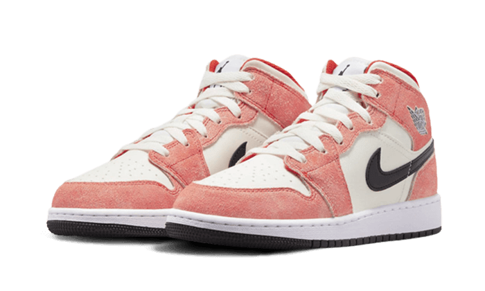 Air Jordan 1 Mid SE Orange Suede - Exclufy