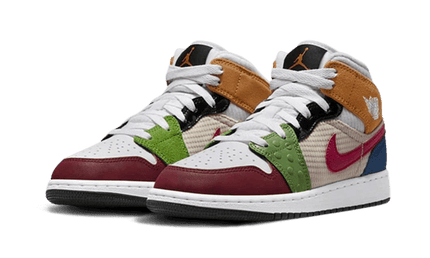 Air Jordan 1 Mid SE Patchwork - Exclufy