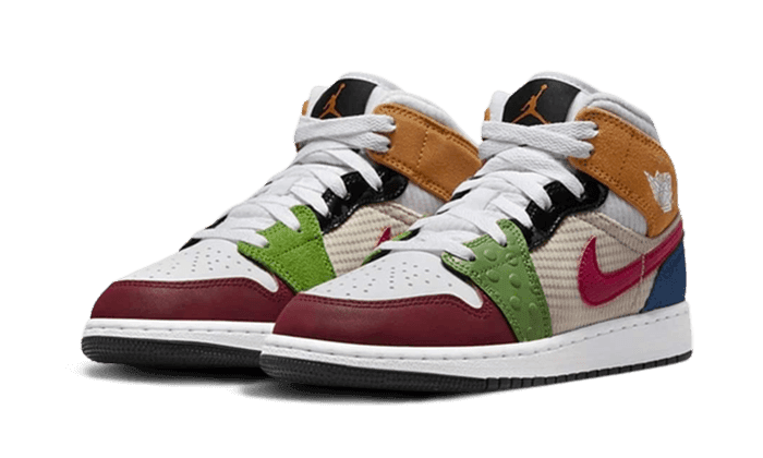Air Jordan 1 Mid SE Patchwork - Exclufy
