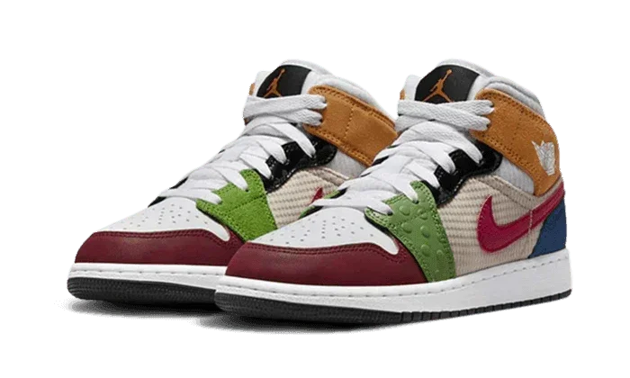 Air Jordan 1 Mid SE Patchwork - Exclufy