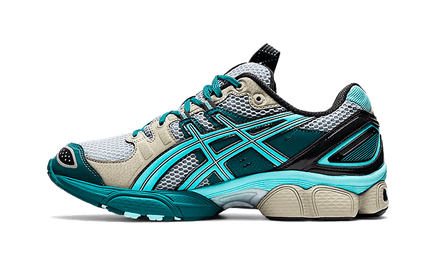 ASICS UB3-S Gel-Nimbus 9 Kiko Kostadinov Piedmont Grey Aruba Blue - Exclufy