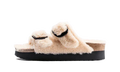 Birkenstock Arizona Big Buckle Shearling Teddy Eggshell - Exclufy