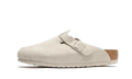 Birkenstock Boston Suede Antique White - Exclufy