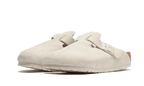 Birkenstock Boston Suede Antique White - Exclufy