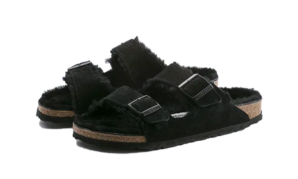 Birkenstock Arizona Shearling Black - Exclufy