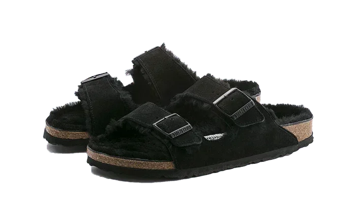 Birkenstock Arizona Shearling Black - Exclufy