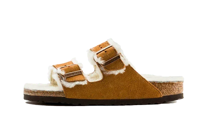 Birkenstock Arizona Shearling Mink - Exclufy