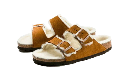 Birkenstock Arizona Shearling Mink - Exclufy