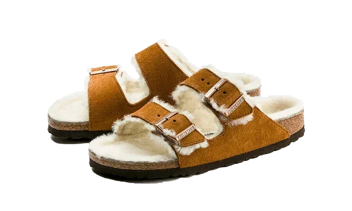 Birkenstock Arizona Shearling Mink - Exclufy